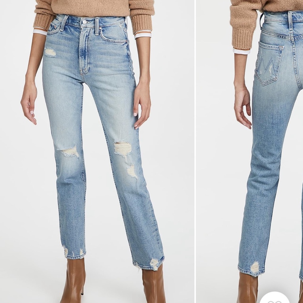 Mother High Waisted Rider Skimp Size 29